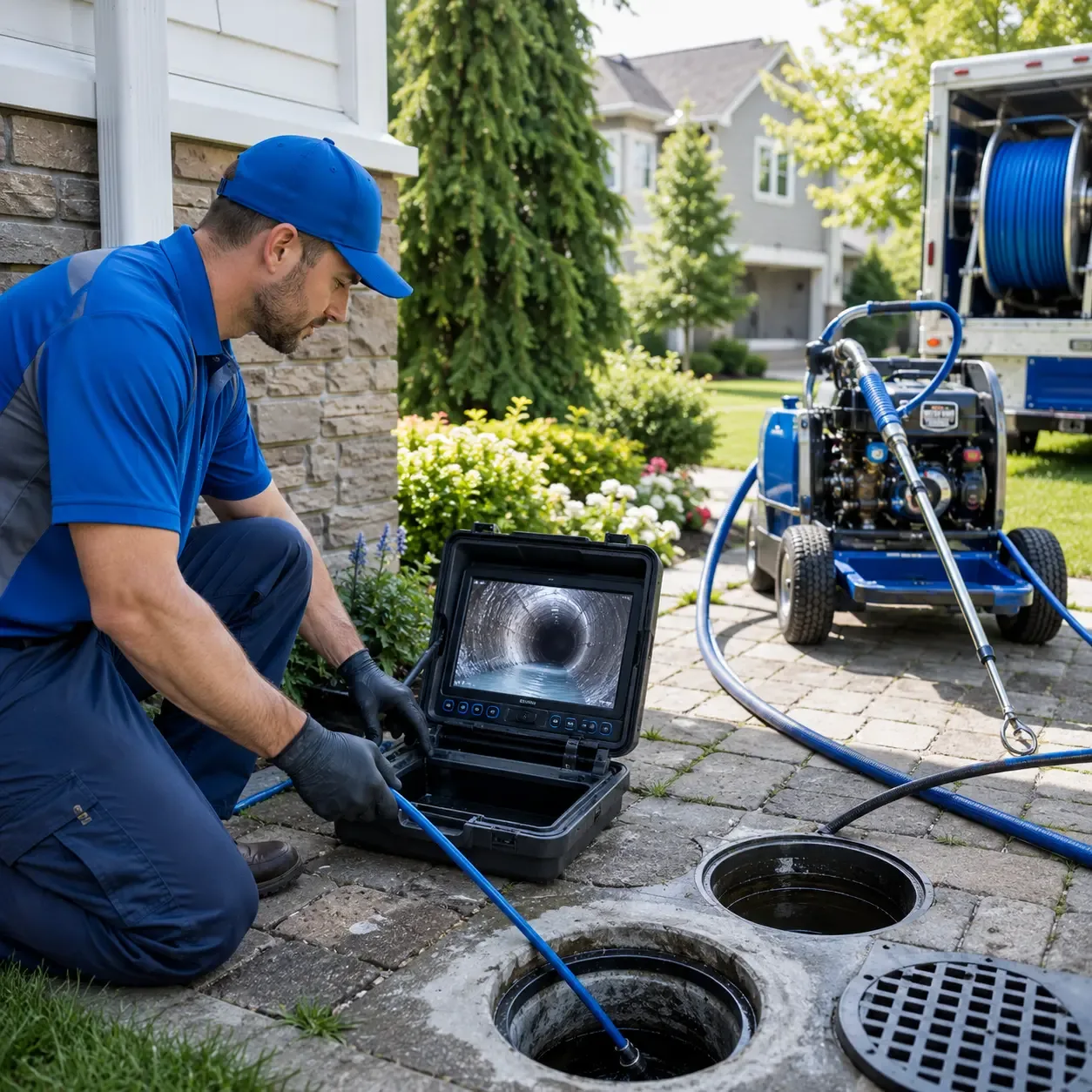 Outdoor drain cleaning professionals serving Rapids City, IL